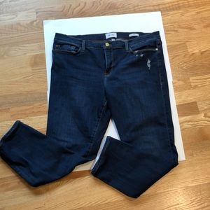 New Frame Le Garçon dark blue wash women’s jeans